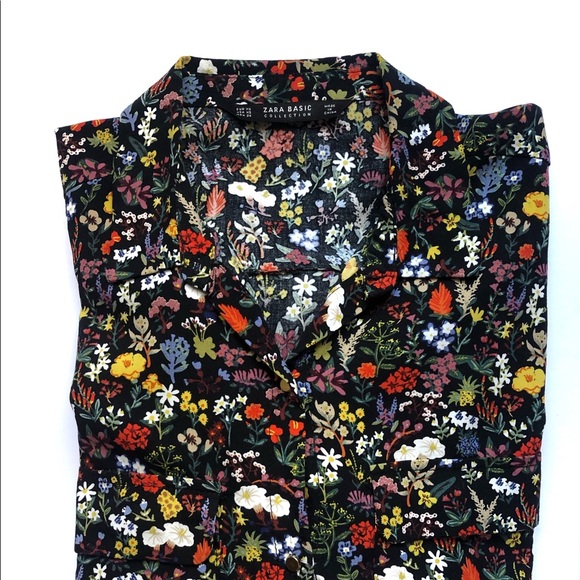 Zara Tops - Zara floral button down